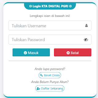 Register PGRI Penajam Paser Utara - Persatuan Guru Republik Indonesia Cabang Penajam Paser Utara